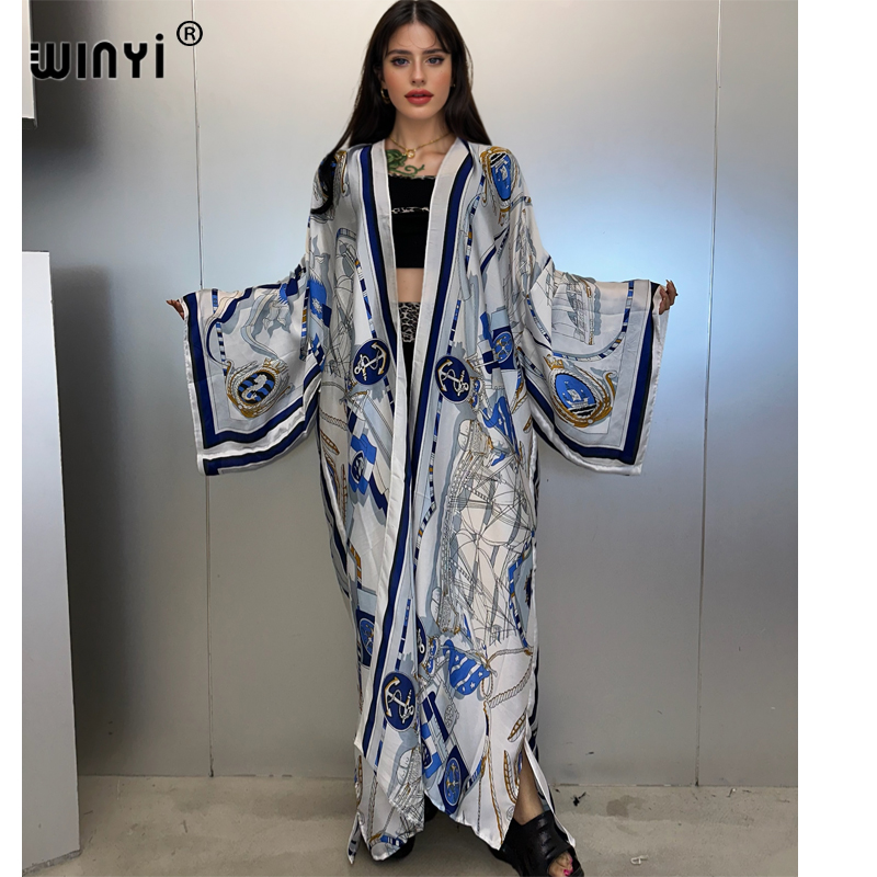 Cover Up Kaftan - WINYI kimono été caftan vêtements de
