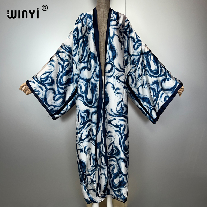 Cover Up Kaftan - WINYI bohème cardigan robe afrique caftan