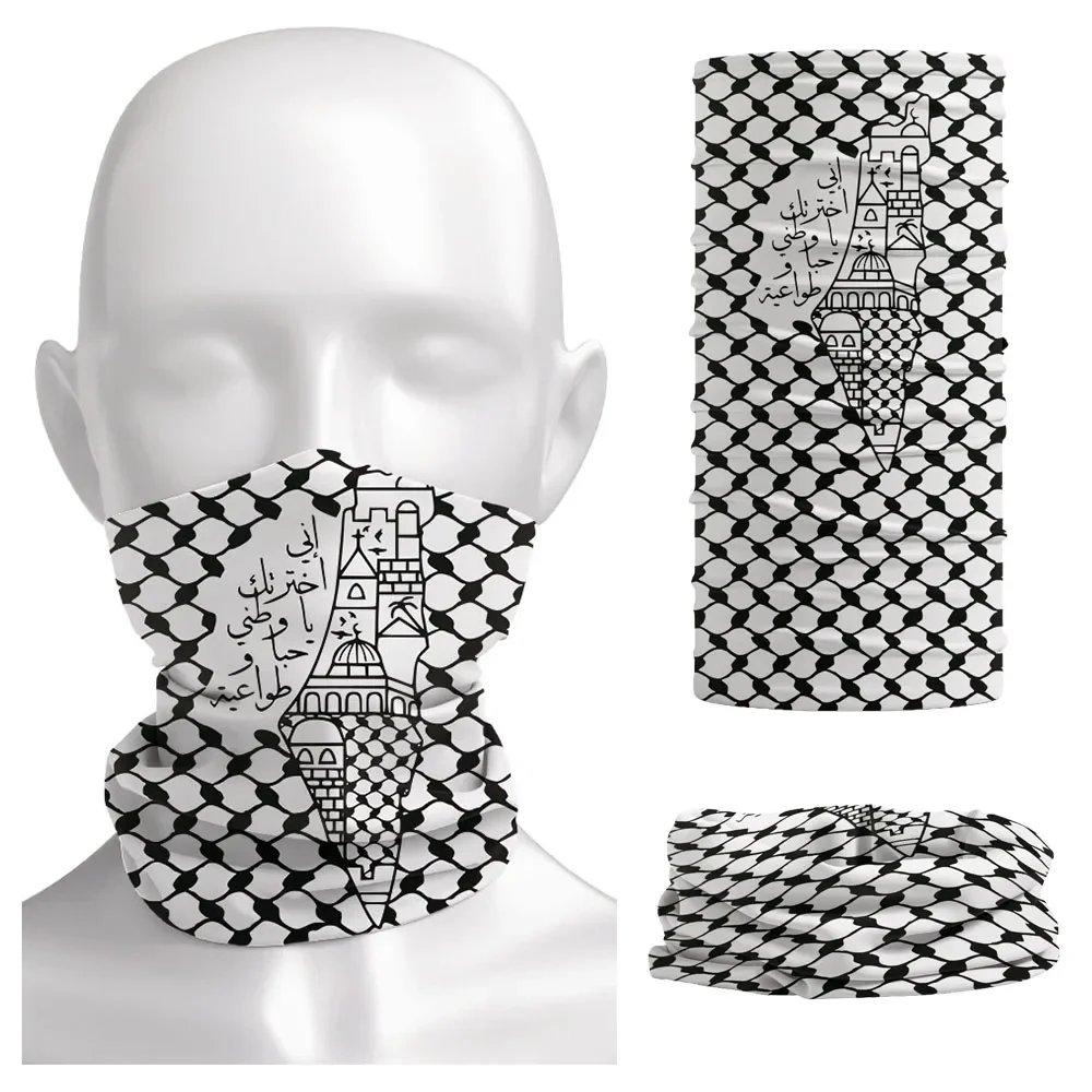 Headband Summer Knit - Bandana de calligraphie arabe, motif folklorique