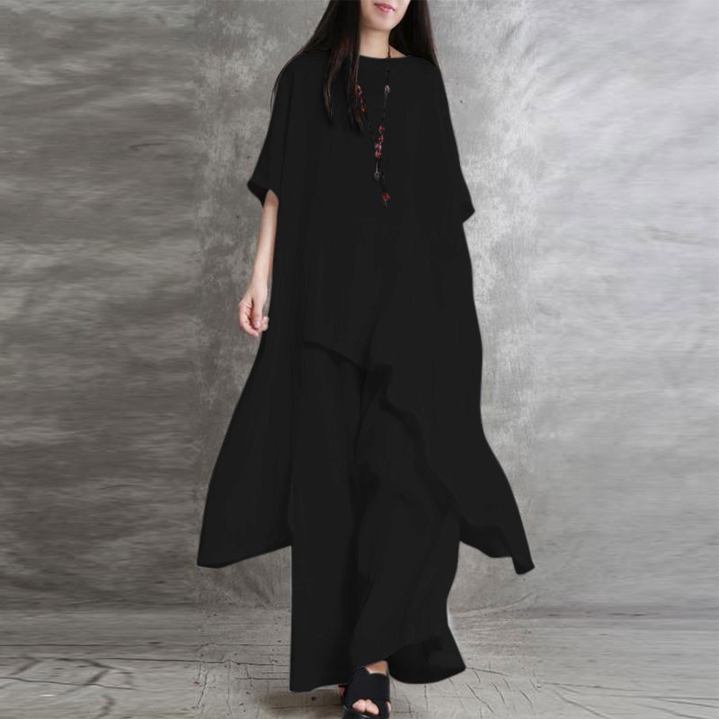 Ensemble 2 pièces en coton et  - Linen Pant Wide avis et prix