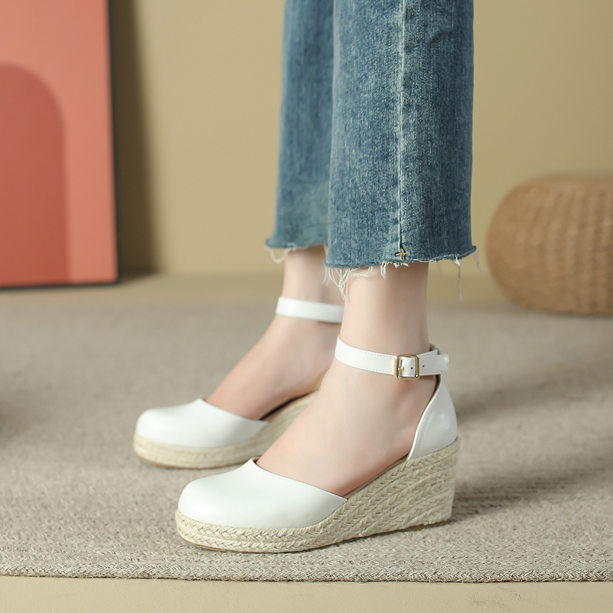 Sandales compensées espadrille - Wedge Espadrille Women avis et prix