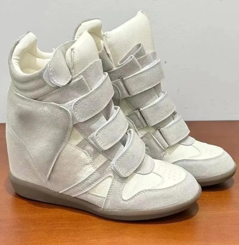 Baskets montantes à talon comp - Wedge Espadrille Women avis et prix